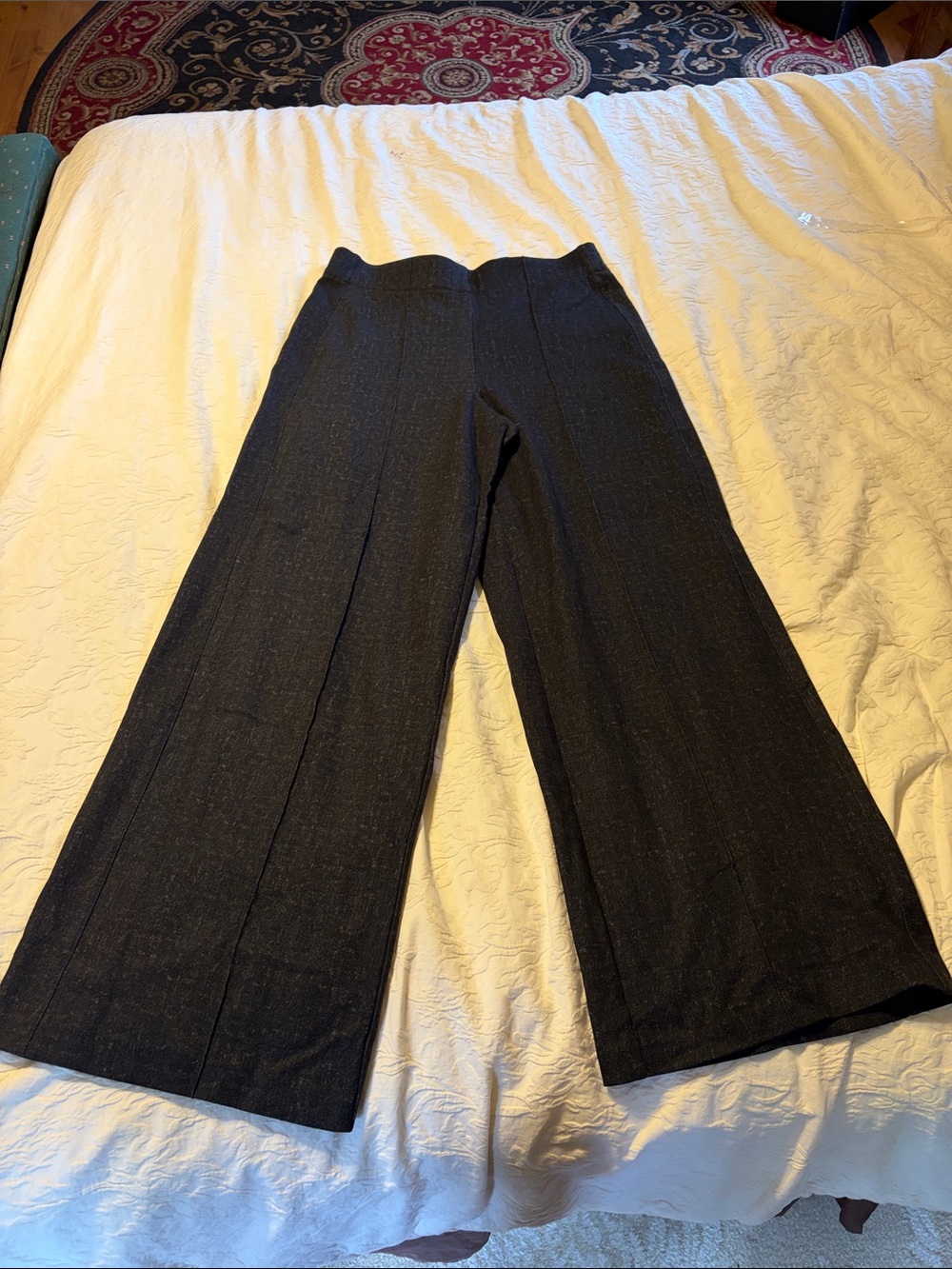 Jones New York Wide-Leg Black Dress Pants